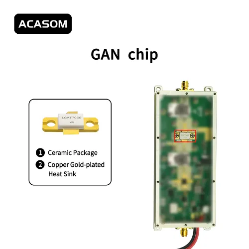 ACASOM усилитель 6000–6500MHz 50W 40dB для беспилотных систем | Chipomi